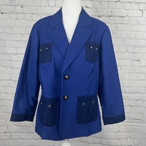 𝅺CAbi Military Inspired Jacket.  Size 14